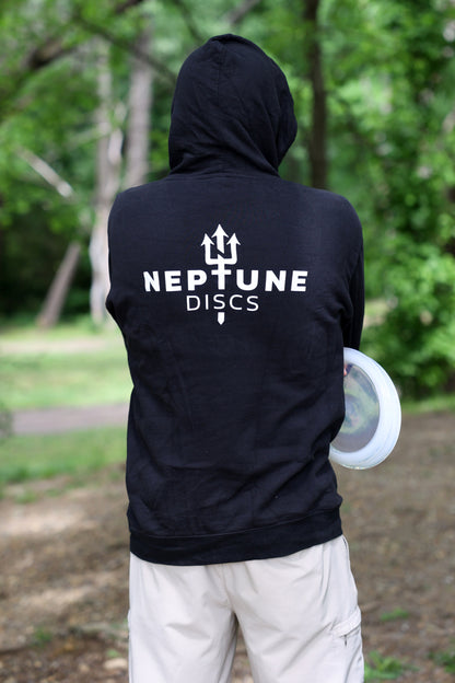 Neptune Disc Hoodie - Black