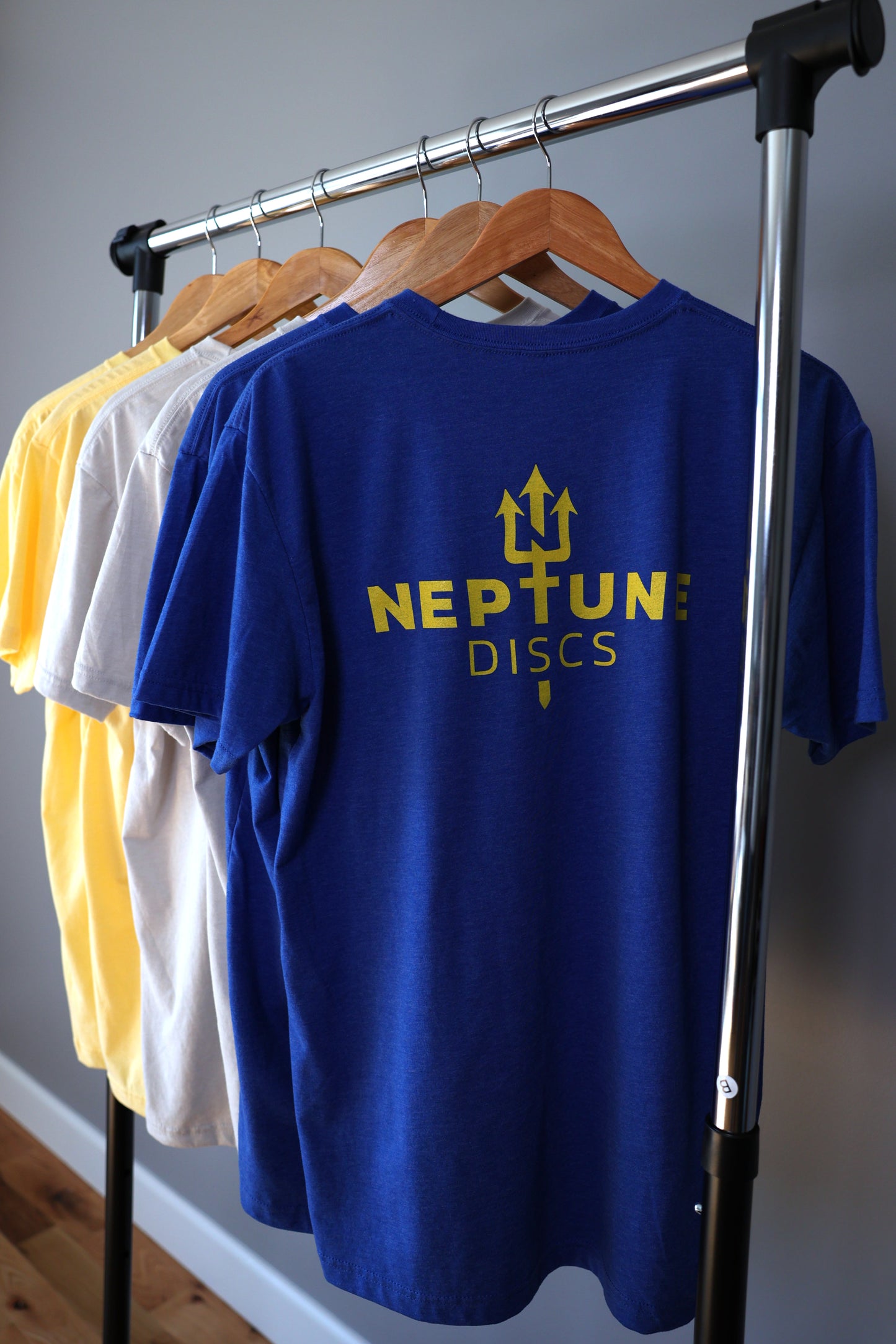 Neptune Discs T-Shirt Royal Blue