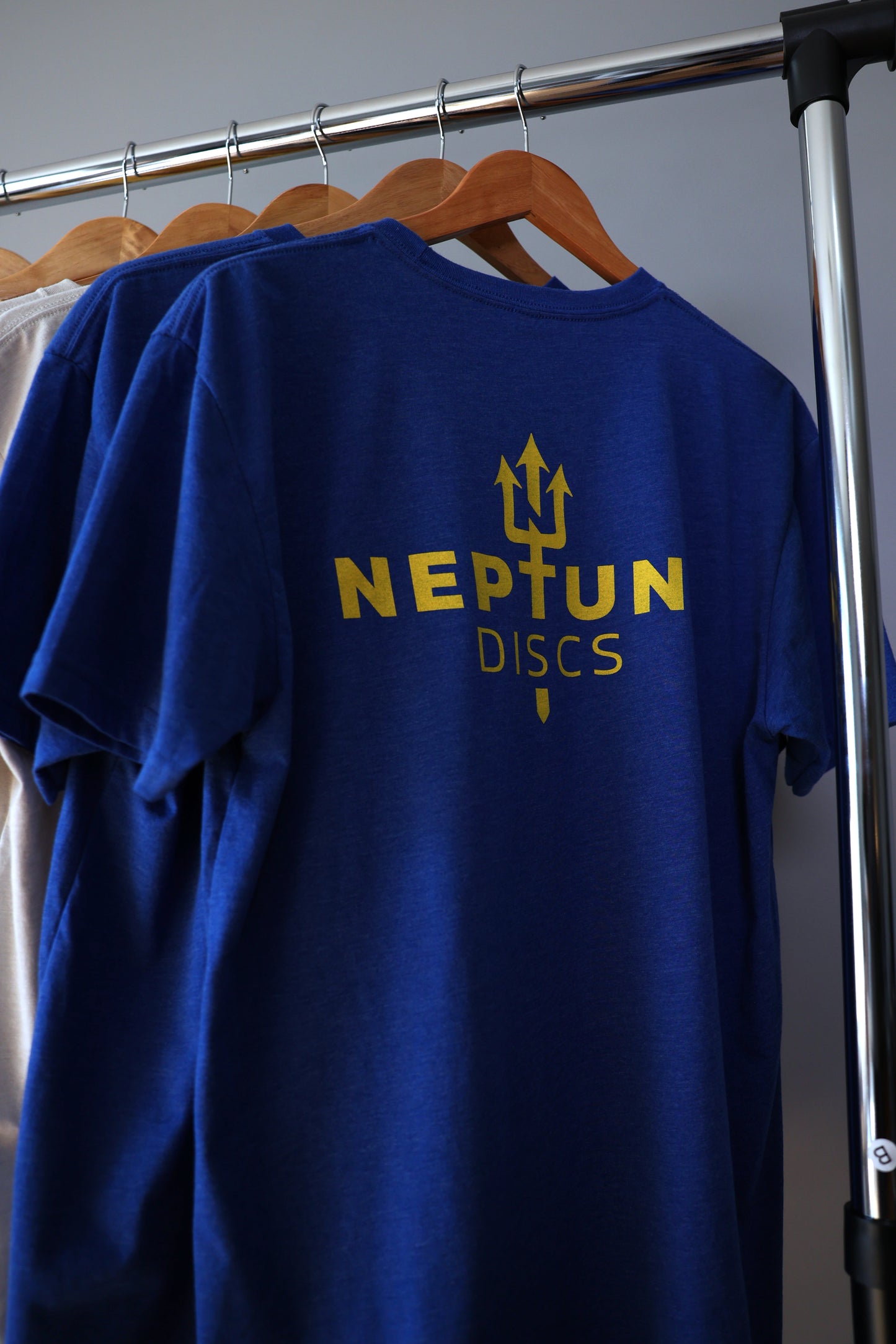Neptune Discs T-Shirt Royal Blue